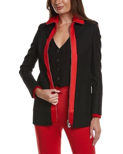 Burberry Wool Jacket - Red