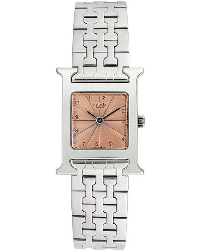 Hermès H-Watch Watch, Circa 2000S (Authentic Pre-Owned) - White