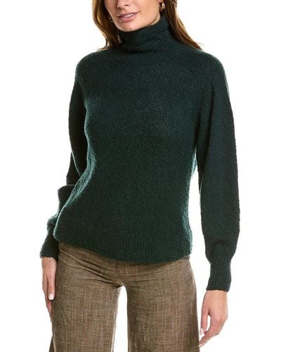 Lafayette 148 New York Boucle Cashmere-blend Sweater - Green