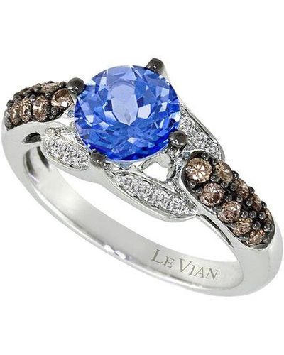 Le Vian 14k 1.62 Ct. Tw. Diamond & Topaz Ring - Blue
