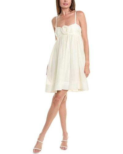 Taylor Textured Mini Dress - White
