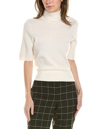 Anne Klein Turtleneck Sweater - White