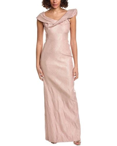 Teri Jon Shimmering Gown - Pink