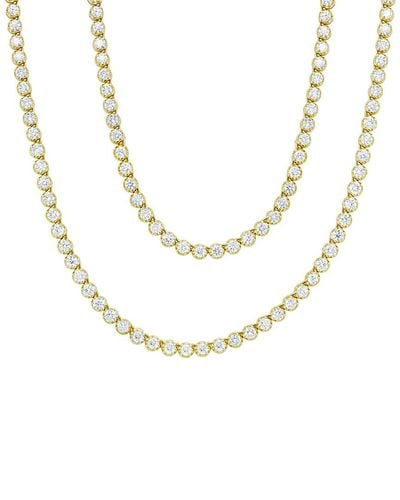 Diana M. Jewels Fine Jewelry 18k 16.24 Ct. Tw. Diamond 34in Necklace - Metallic
