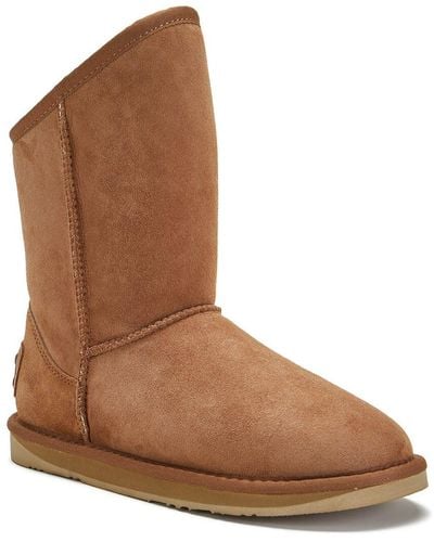 Australia Luxe Cozy Short Sheepskin Boot - Brown