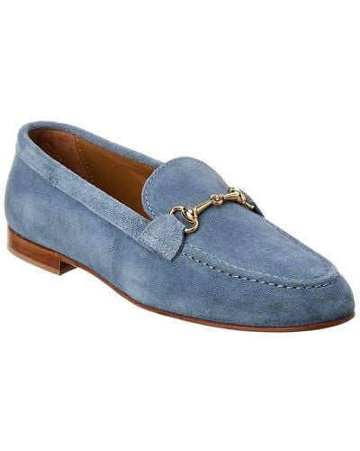 Alfonsi Milano Simona Leather Loafer - Blue