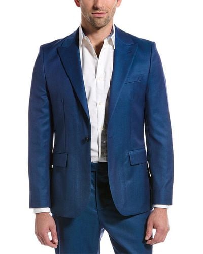 Ted Baker Atlow Wool Jacket - Blue