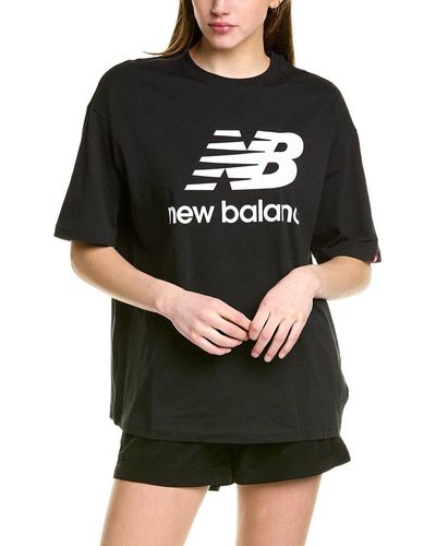 New Balance Essential Stack Logo T-shirt - Black