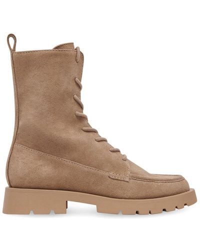 Dolce Vita Eadie Suede Lace-up Boot - Brown