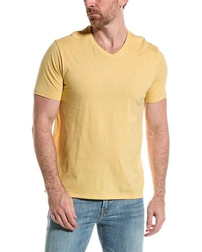 Vince V-neck T-shirt - Yellow