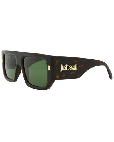 Just Cavalli Unisex Sjc022k 56mm Polarized Sunglasses - Green