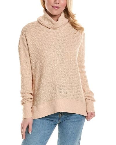 Free People Tommy Turtleneck Pullover - Natural
