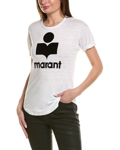 Isabel Marant Isabel Marant Etoile Koldi Linen T-shirt - White
