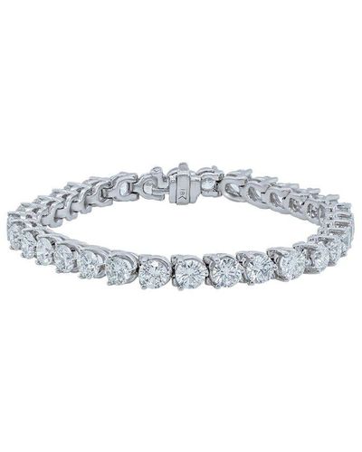 Diana M. Jewels Fine Jewellery 18k 7.85 Ct. Tw. Diamond Tennis Bracelet - White