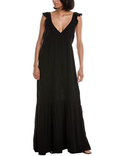 Lamade Gauze Maxi Dress - Black