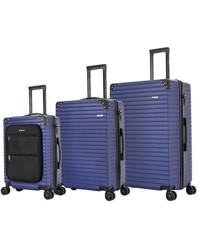DUKAP Tour 3pc Luggage Set - Blue