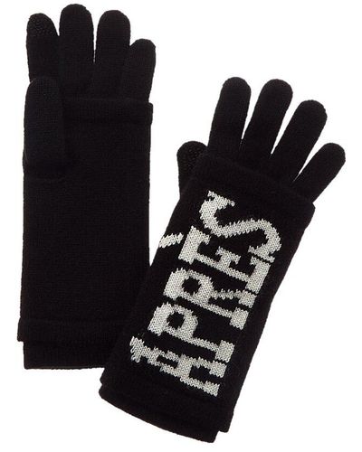 Hannah Rose Apres 3-in-1 Cashmere Gloves - Black