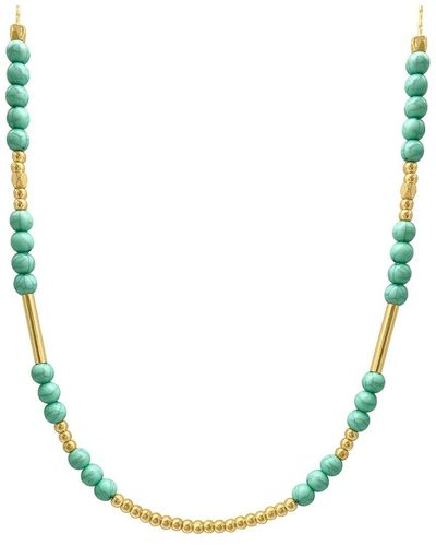 Adornia 14k Plated Bolo Necklace - Multicolor