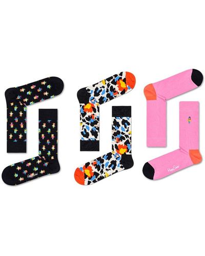 Happy Socks Hula 3pk Socks - Multicolor