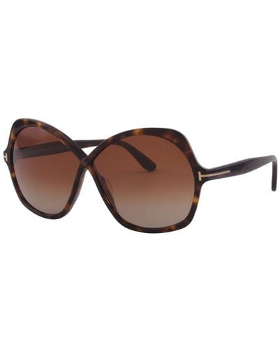 Tom Ford Rosemin 64mm Sunglasses - Brown