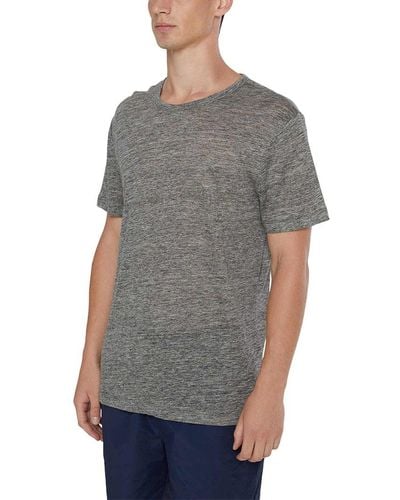 Onia Chad Linen T-shirt - Gray