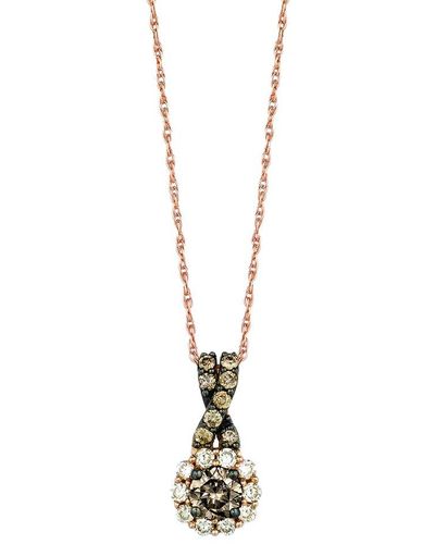 Le Vian 14k Strawberry Gold 0.47 Ct. Tw. Diamond Pendant Necklace - Metallic