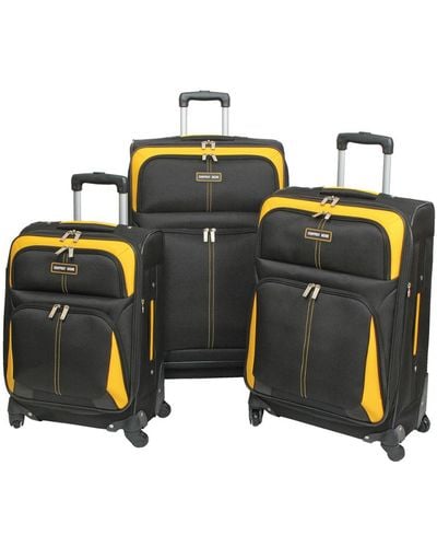 Geoffrey Beene Golden Gate Collection 3pc Luggage Set - Black
