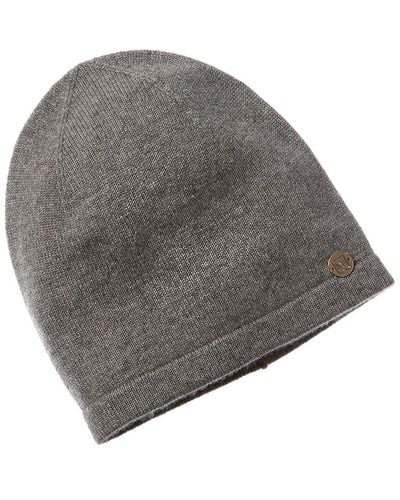 Bruno Magli Jersey Slouch Cashmere Hat - Grey