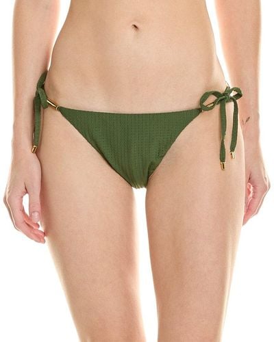 PQ Swim Detail Tie Full Bikini Bottom - Green