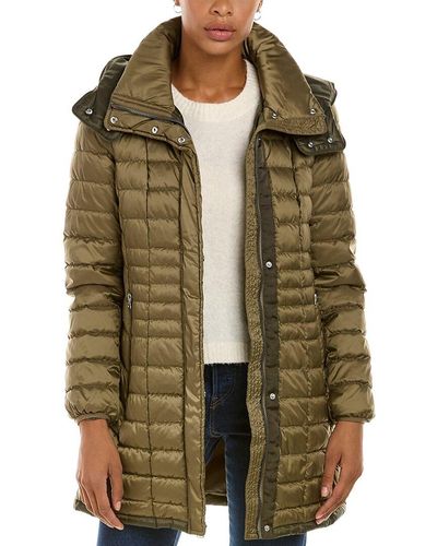 Marc New York Marble Quilt Coat - Green