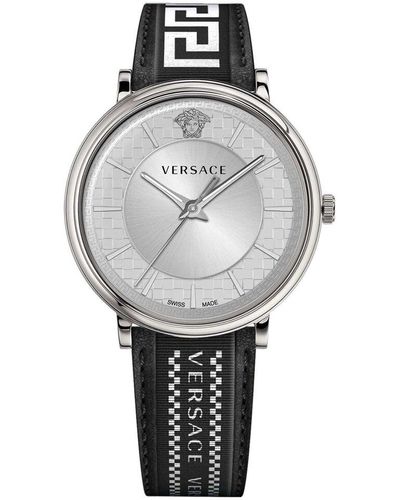 Versace V-circle Gent Watch - Gray
