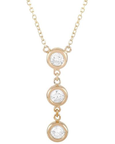 Non-Branded 14k 0.35 Ct. Tw. Diamond Necklace - White