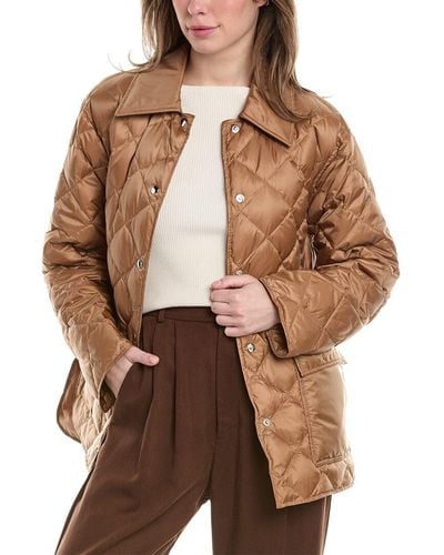 Lafayette 148 New York Reversible Quilted Jacket - Brown
