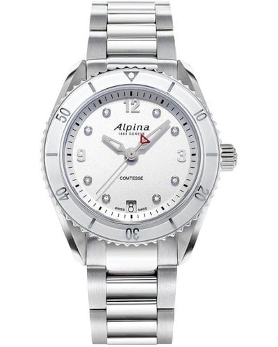 Alpina Comtesse Diamond Watch - Gray