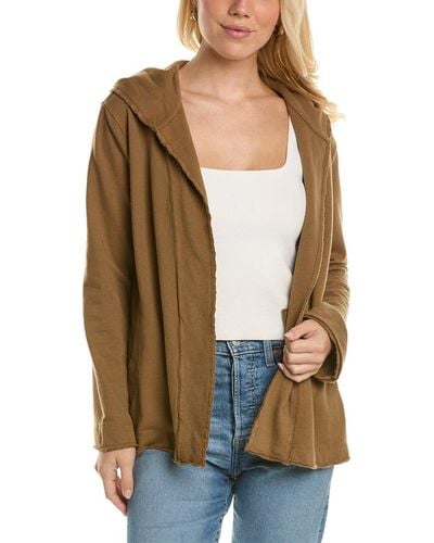 James Perse French Terry Cardigan - Natural