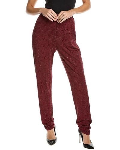 Michael Kors Collection Crystal Pajama Pant - Red