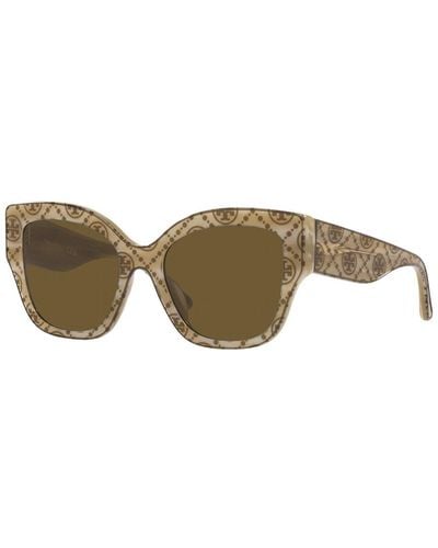 Tory Burch Ty7184u 54mm Sunglasses - Brown