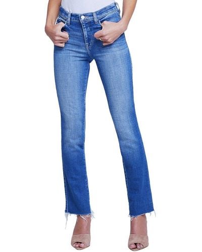 L'Agence Draya High-rise Slim Jean - Blue