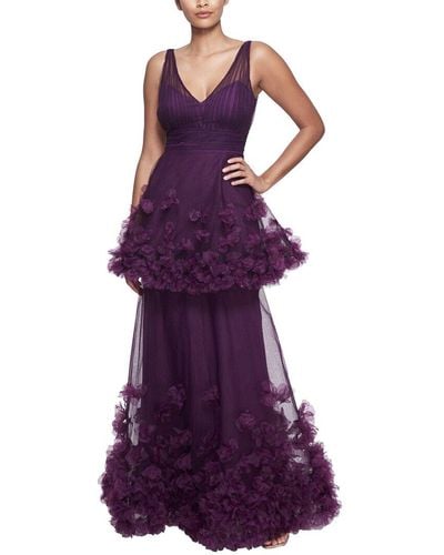 Marchesa Gown - Purple