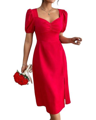 Nino Balcutti Midi Dress - Red
