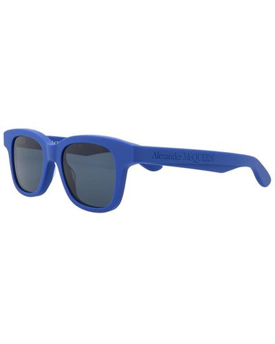 Alexander McQueen Am0382s 145mm Sunglasses - Blue