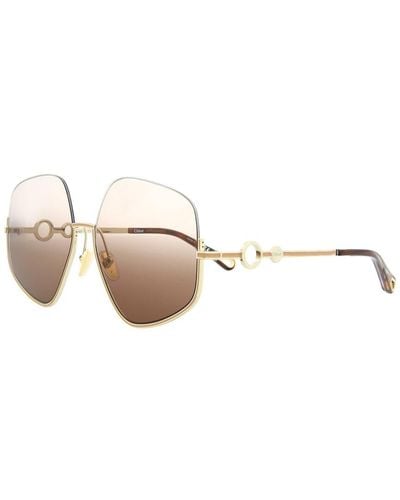 Chloé Ch0068s 61mm Sunglasses - White