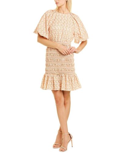 Beulah London Mini Dress - Natural