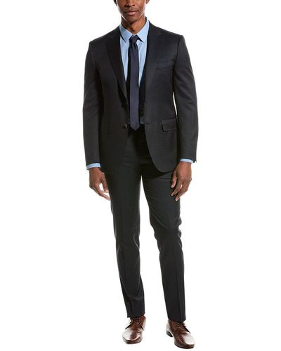 Canali 2pc Wool Suit - Black