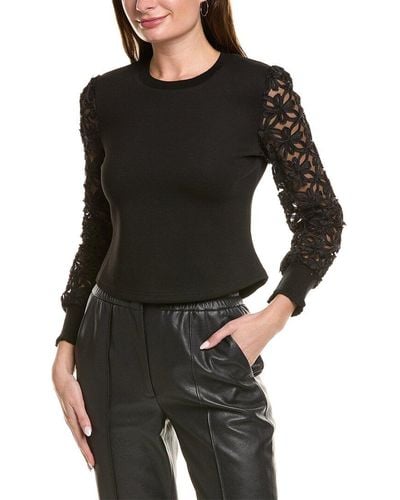 Gracia Neoprene Top - Black