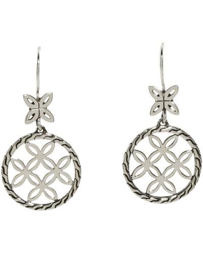 John Hardy Kawung Silver Earrings - Metallic