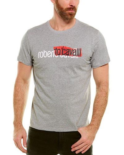 Roberto Cavalli Graphic T-shirt - Gray