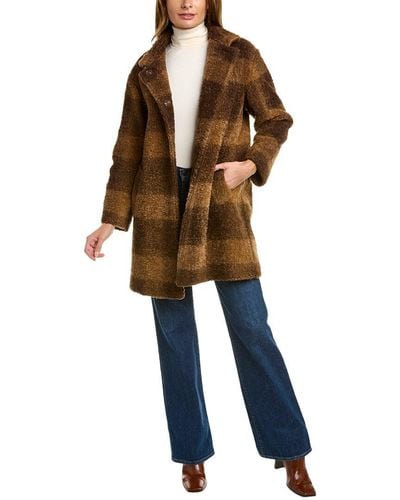 Cinzia Rocca Wool-blend Coat - Brown