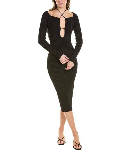 Solid & Striped The Lisa Midi Dress - Black