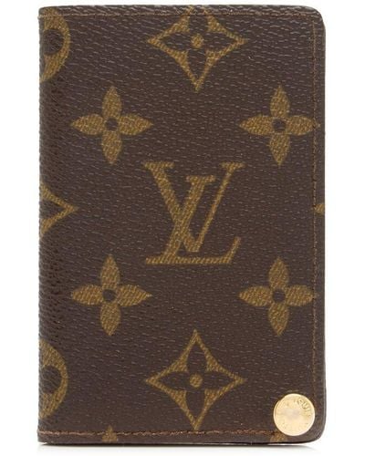 Louis Vuitton Monogram Canvas Credit Card Holder (Authentic Pre-Owned) - Brown